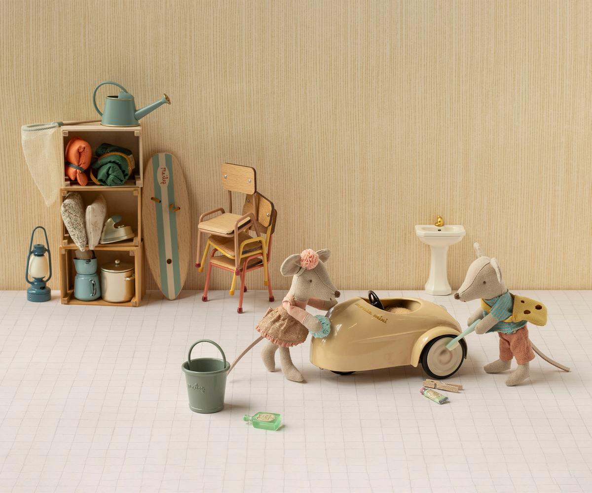 Maileg Bil, Mus – Beige