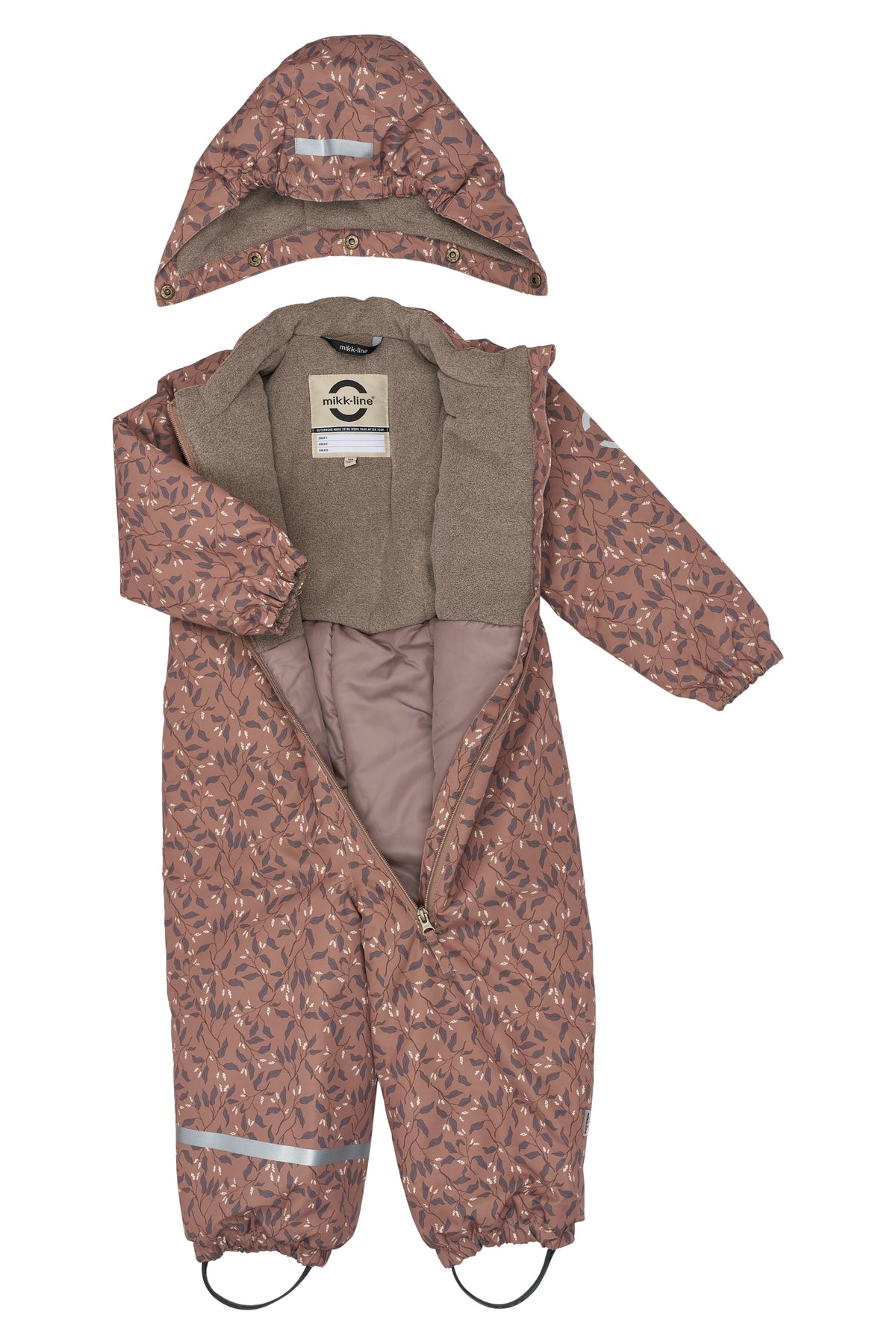 Mikk-Line Snow Suit - Leaf AOP