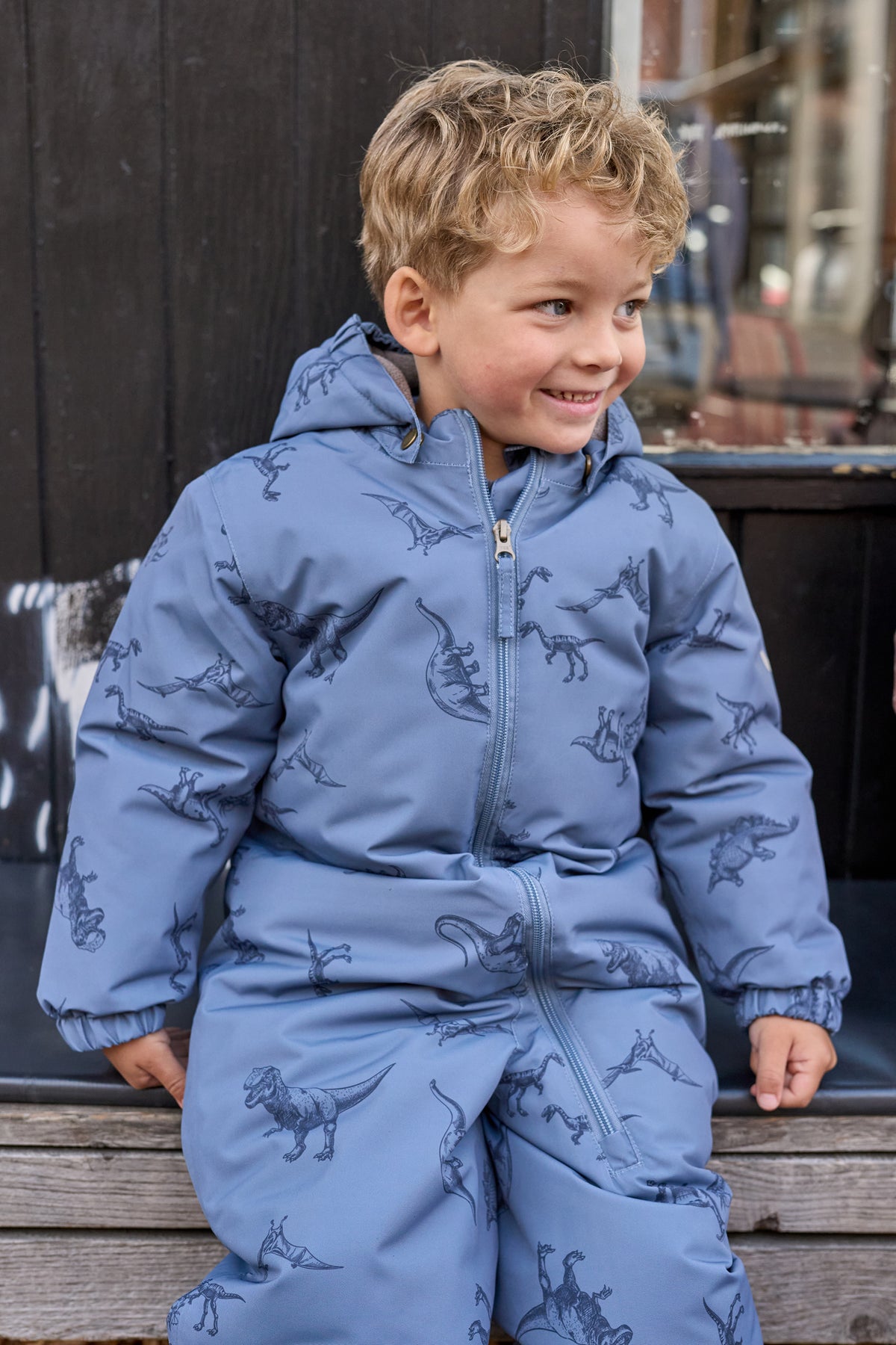 Mikk-Line Snow Suit - Dino Stroke AOP