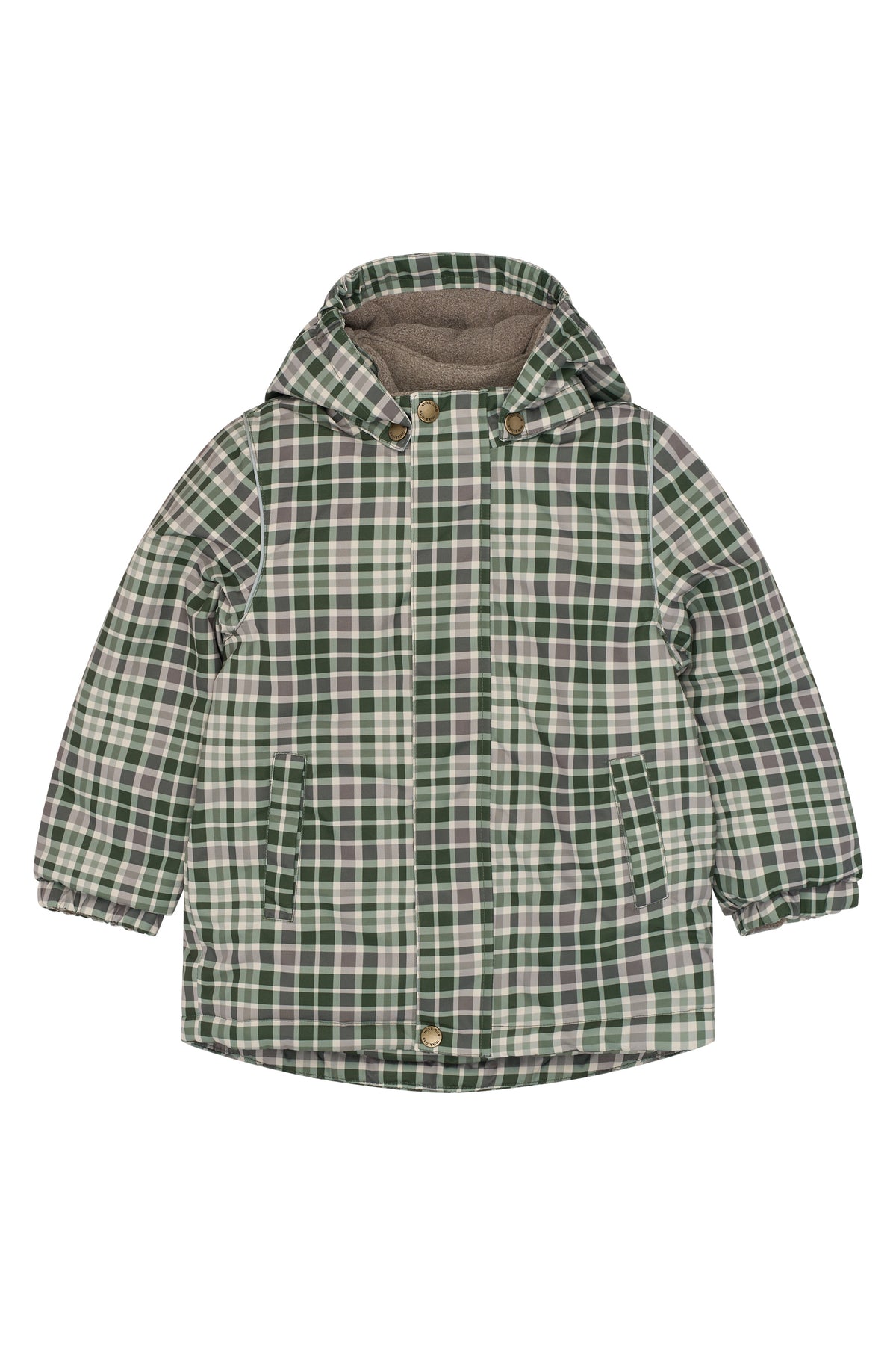 Mikk-Line Winter Jacket AOP - Check AOP