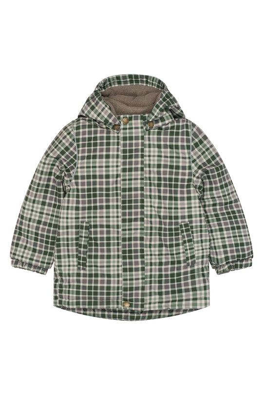 Mikk-Line Winter Jacket AOP - Check AOP