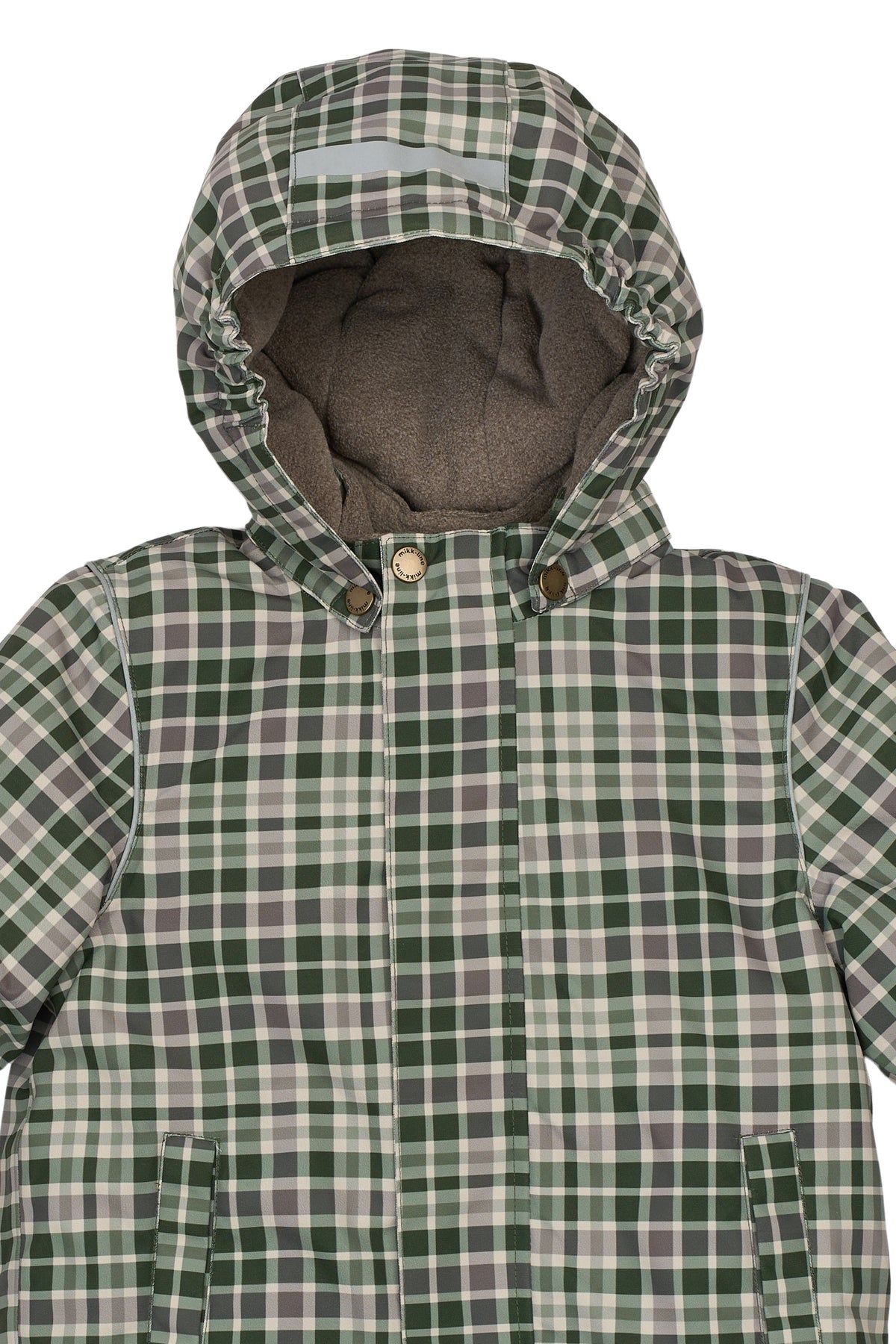 Mikk-Line Winter Jacket AOP - Check AOP