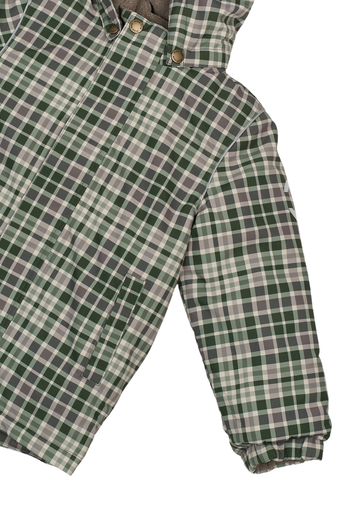 Mikk-Line Winter Jacket AOP - Check AOP