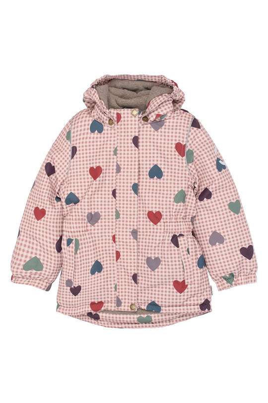 Mikk-Line Winter Jacket - Heart AOP