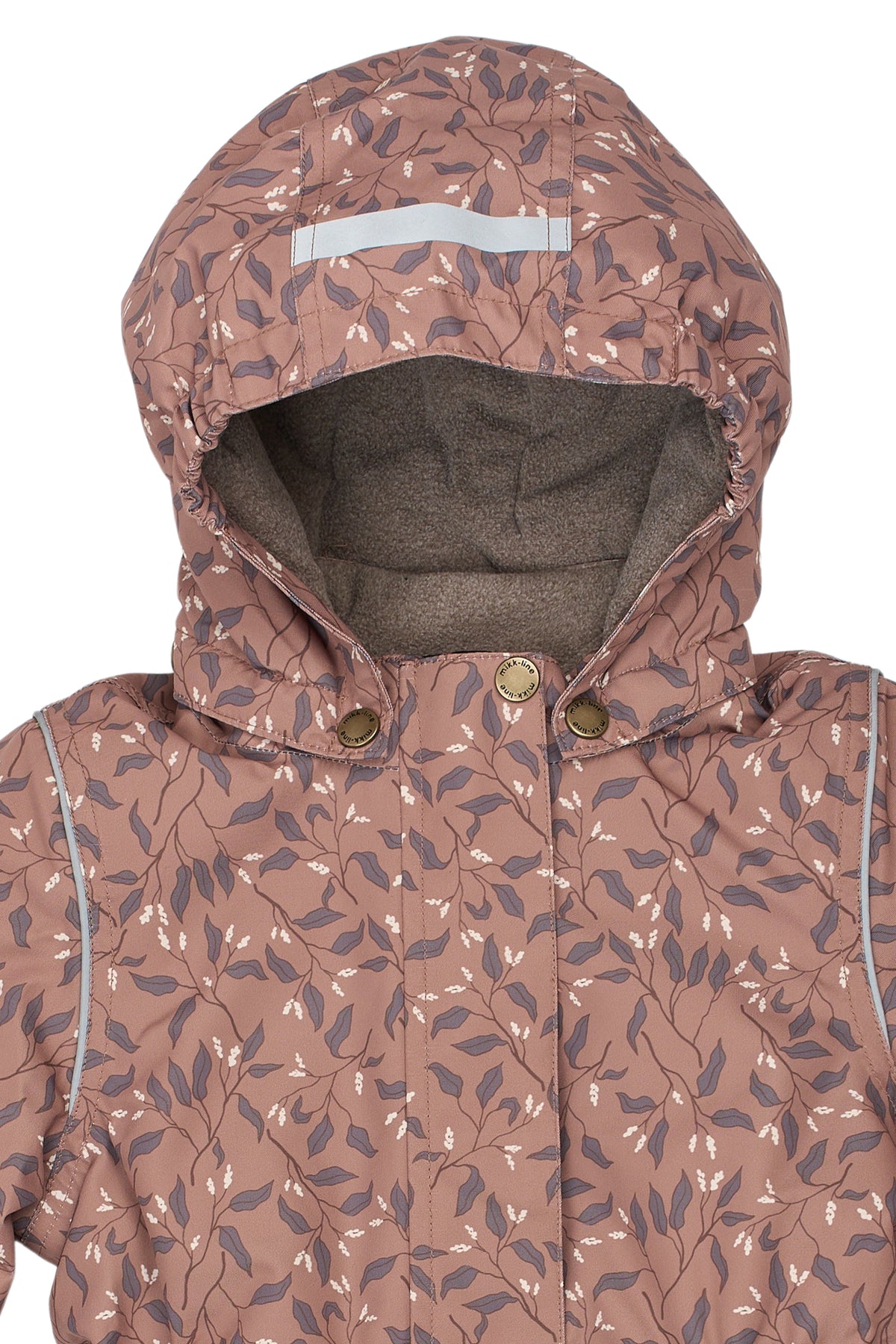 Mikk-Line Winter Jacket - Leaf AOP