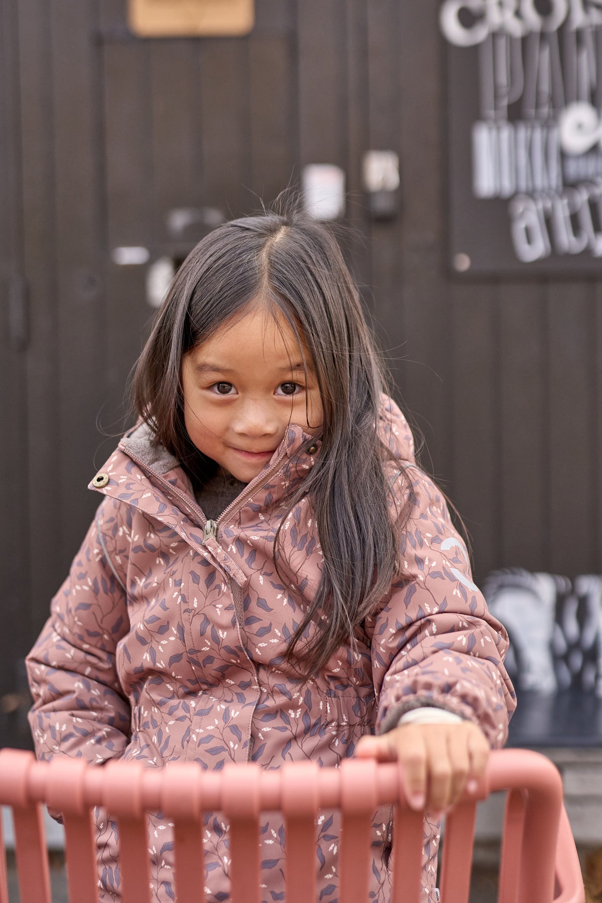 Mikk-Line Winter Jacket - Leaf AOP