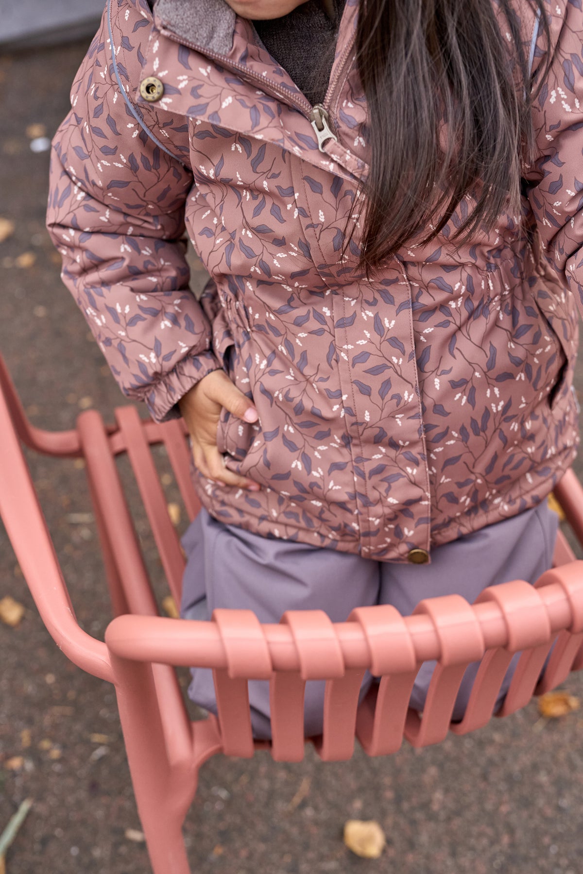 Mikk-Line Winter Jacket - Leaf AOP