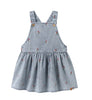 Lil Atelier Funda - Denim Emb Skirtall - Medium Blue Denim/EMB