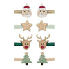 Mimi & Lula 8 Hårclips - Mini Santa Christmas