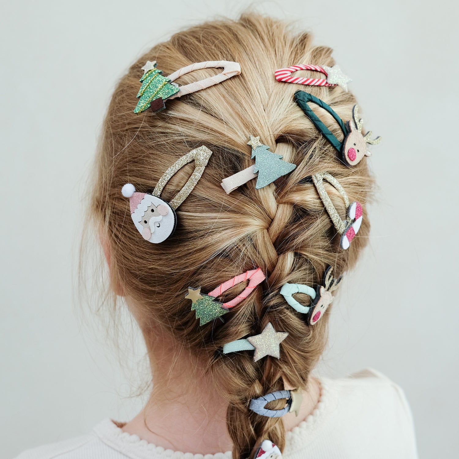 Mimi & Lula 4 hårspænder - Rudolph & Candy Christmas
