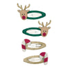 Mimi & Lula 4 hårspænder - Rudolph & Candy Christmas