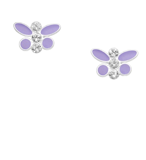 Ørestikker Sommerfugl med sten - Lilla