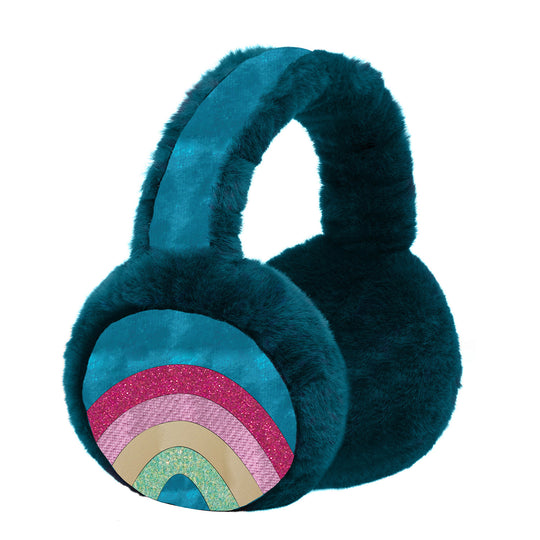 Mimi & Lula Ørevarmere - Teal Rainbow
