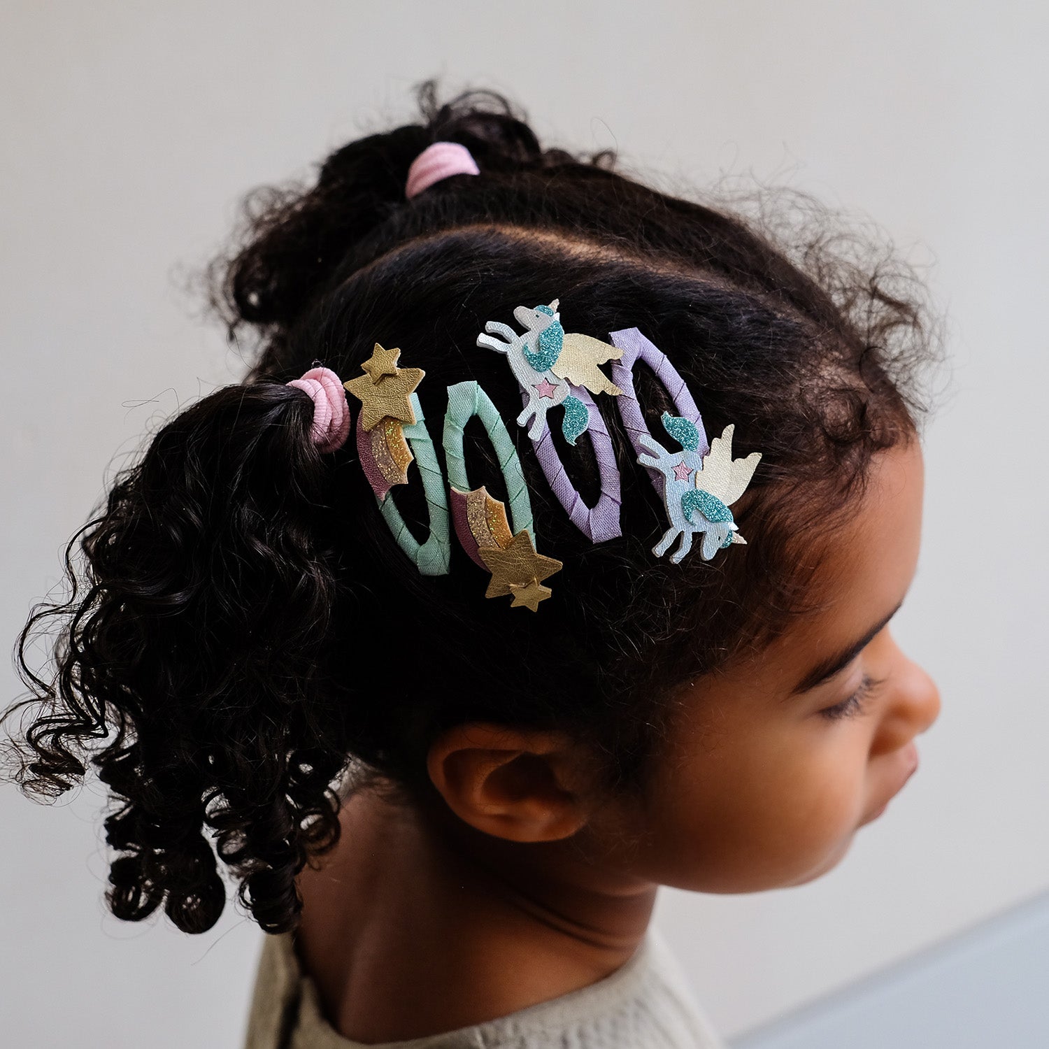 Mimi & Lula 4 hårspænder - My Little Unicorn