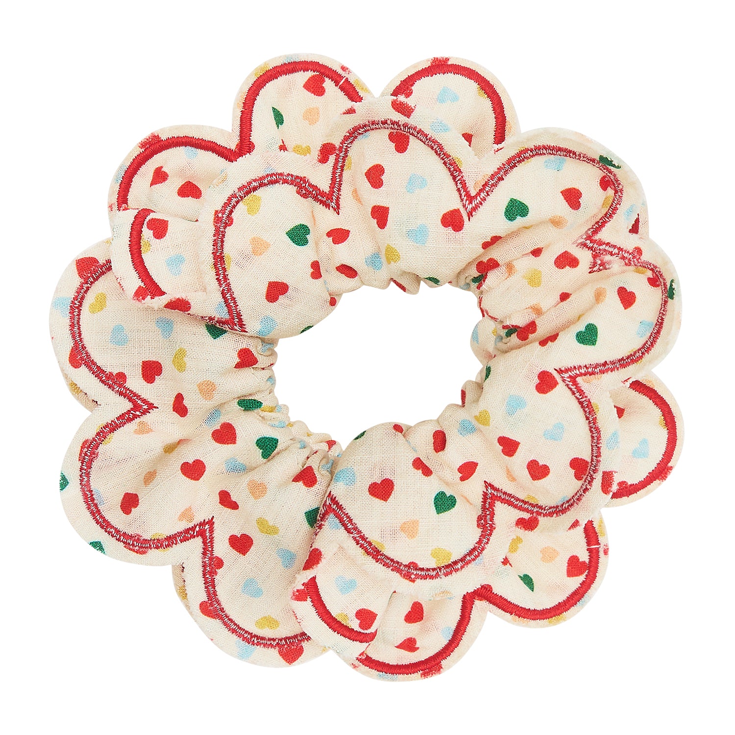 Mimi & Lula Scrunchie - Scalloped Heartbeam
