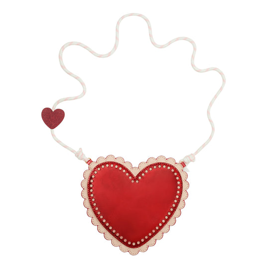 Mimi & Lula Skuldertaske - Scalloped Heart Valentines