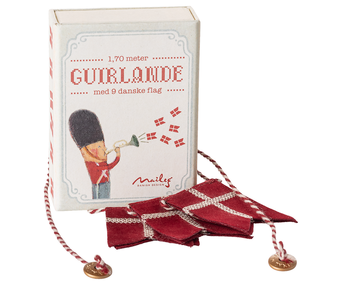 Maileg Dannebrog – Flagguirlande