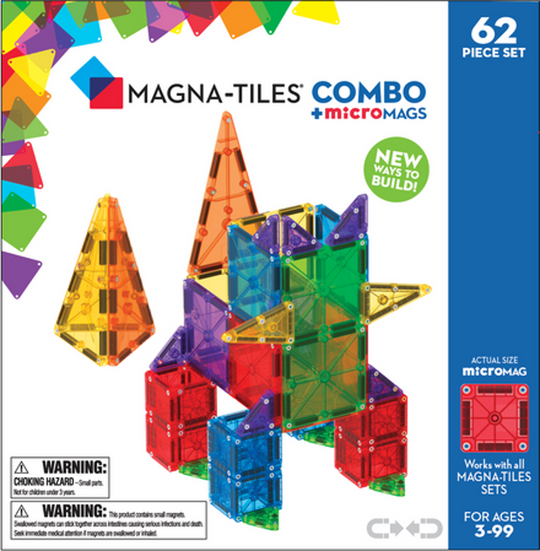 Magna-Tiles microMAGS Kombi- 62 Dele