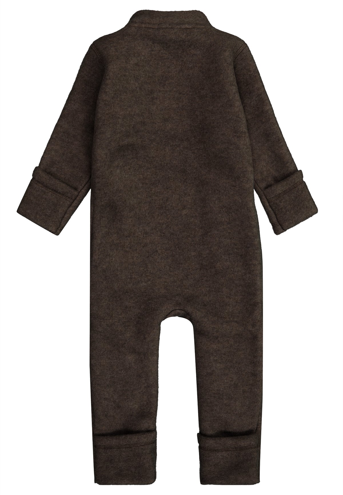 Mikk-Line Wool Suit - Dark Brown Melange