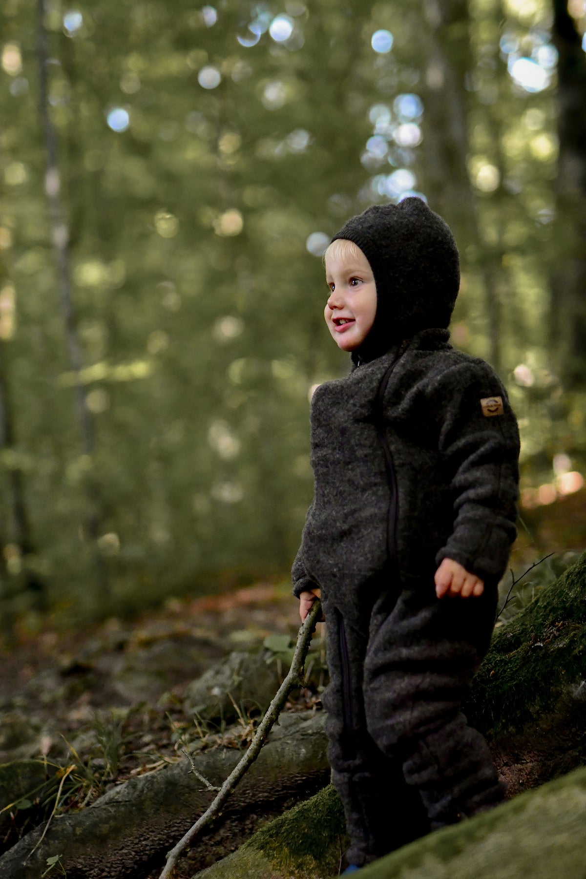 Mikk-Line Wool Suit - Dark Brown Melange