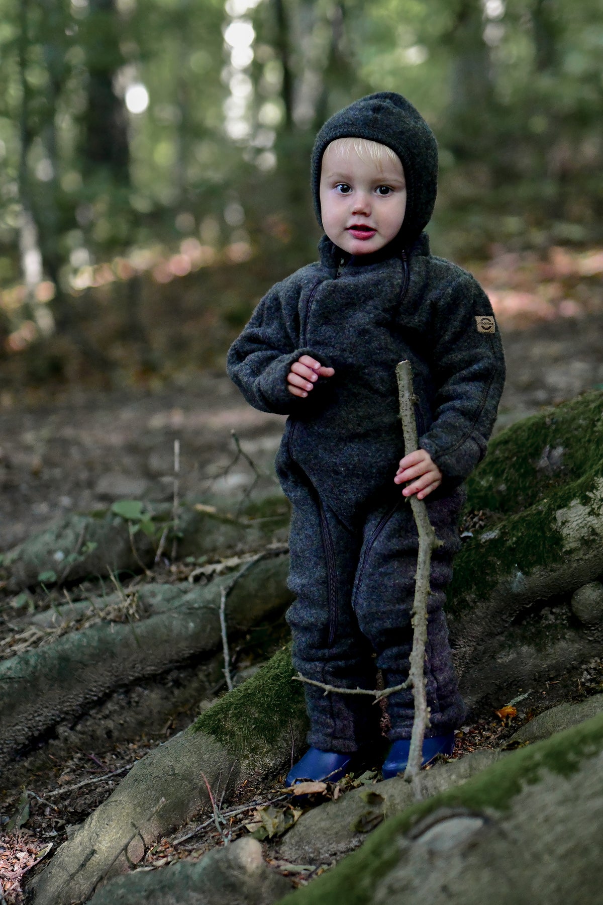 Mikk-Line Wool Suit - Dark Brown Melange