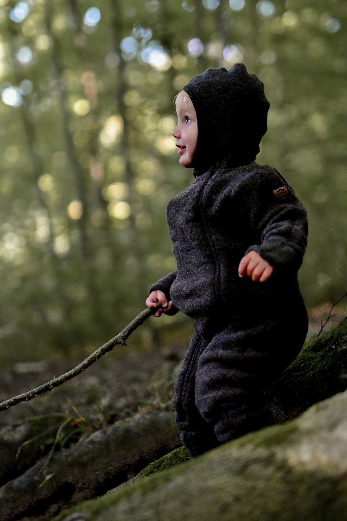 Mikk-Line Wool Suit - Dark Brown Melange