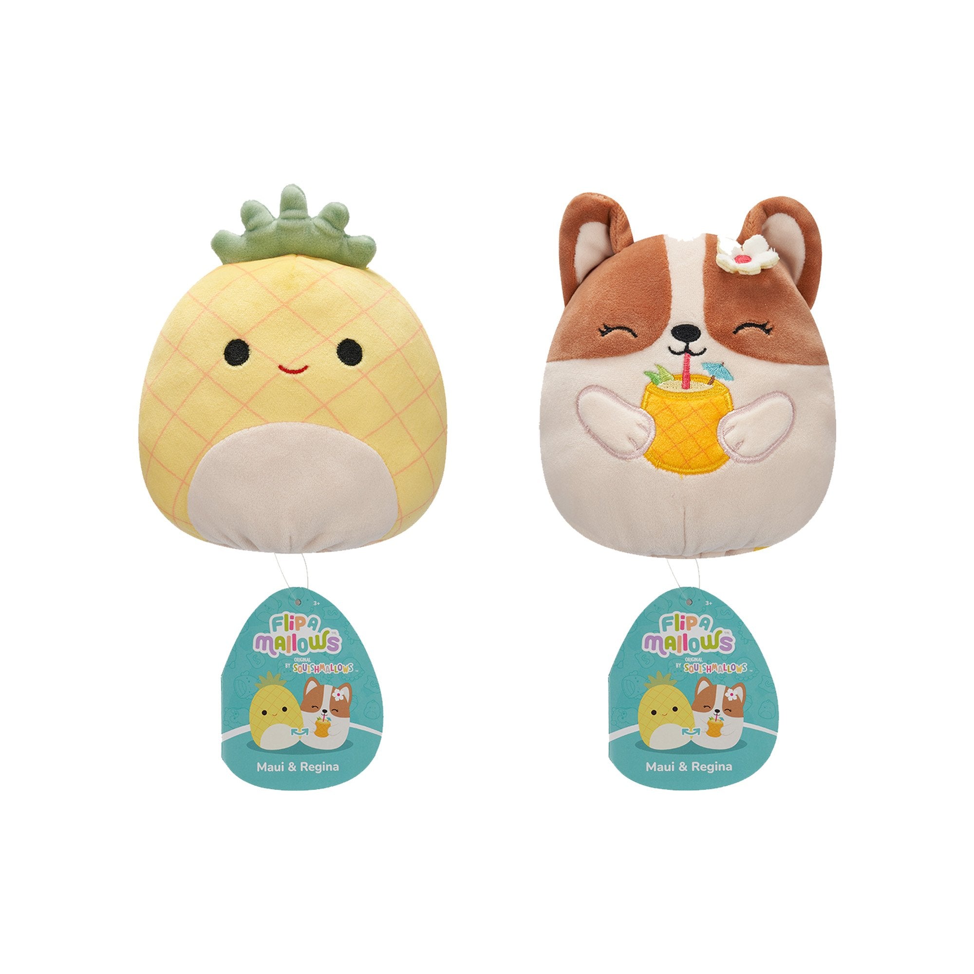Squishmallows - Flip A Mallow Maui and Regina 13 cm