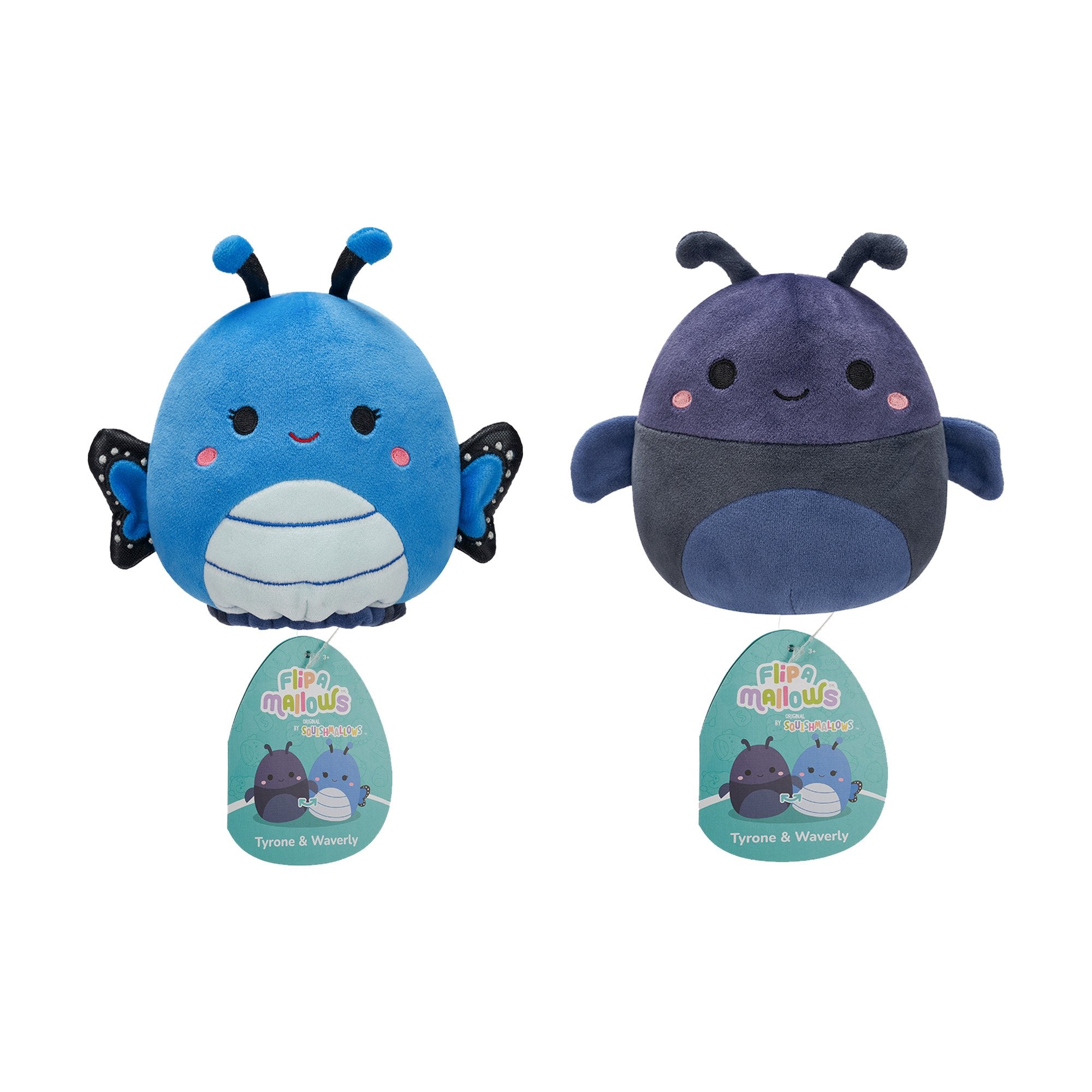 Squishmallows - Flip A Mallow Lil Tyrone and Waverly 13 cm