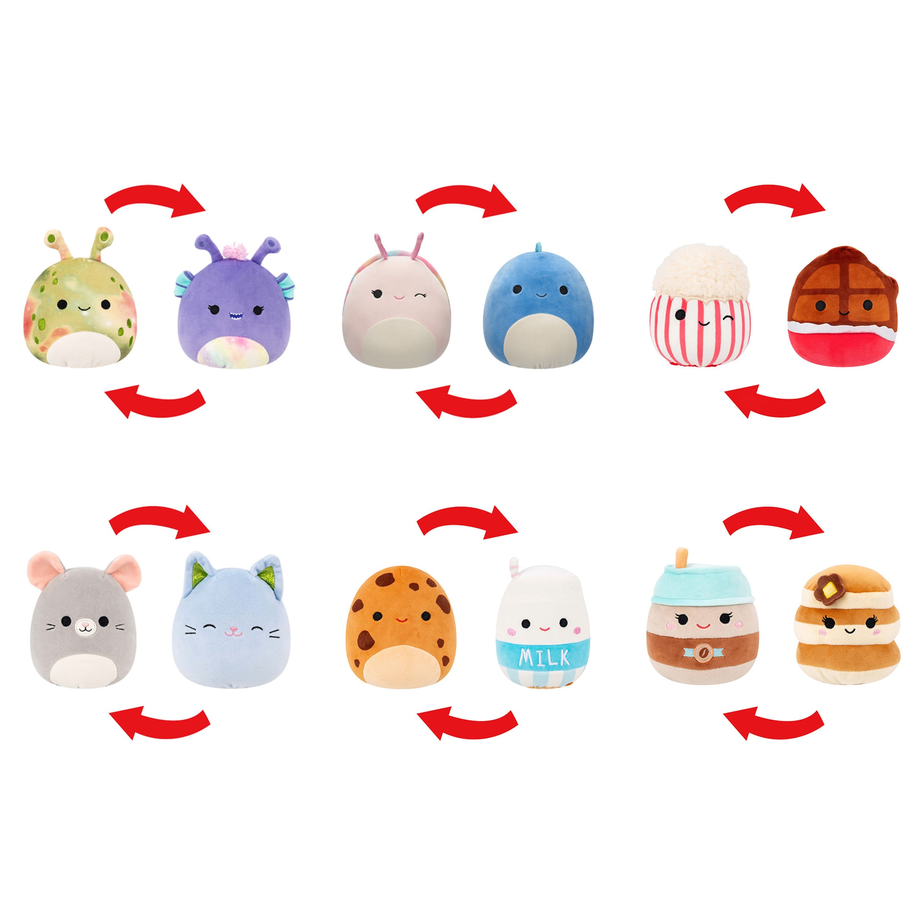 Squishmallows - Flip A Mallow Silvina and Brody 13 cm