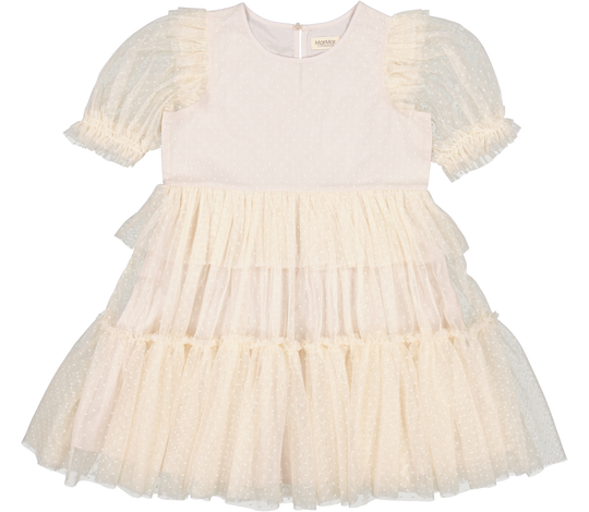 MarMar Doth Tulle Dotty  Dress - Vanilla