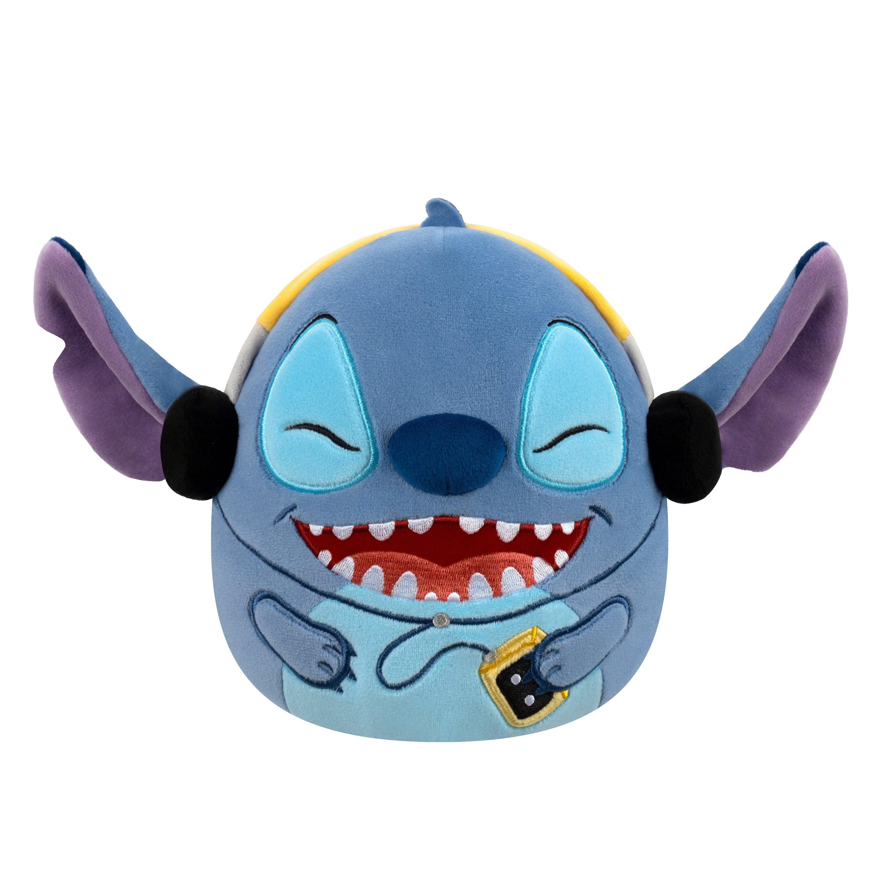 Squishmallows DISNEY Stitch med høretelefoner - 20 cm