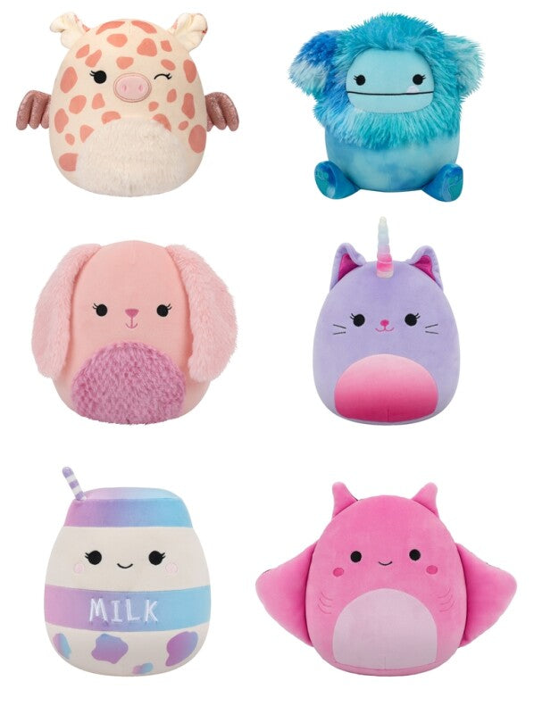 Squishmallows Mina Caticorn – Blød Plysbamse, 19 cm