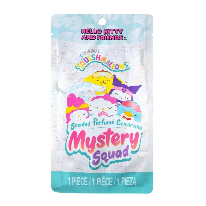 Squishmallows Hello Kitty – Mystery Squad med Duft, 13 cm