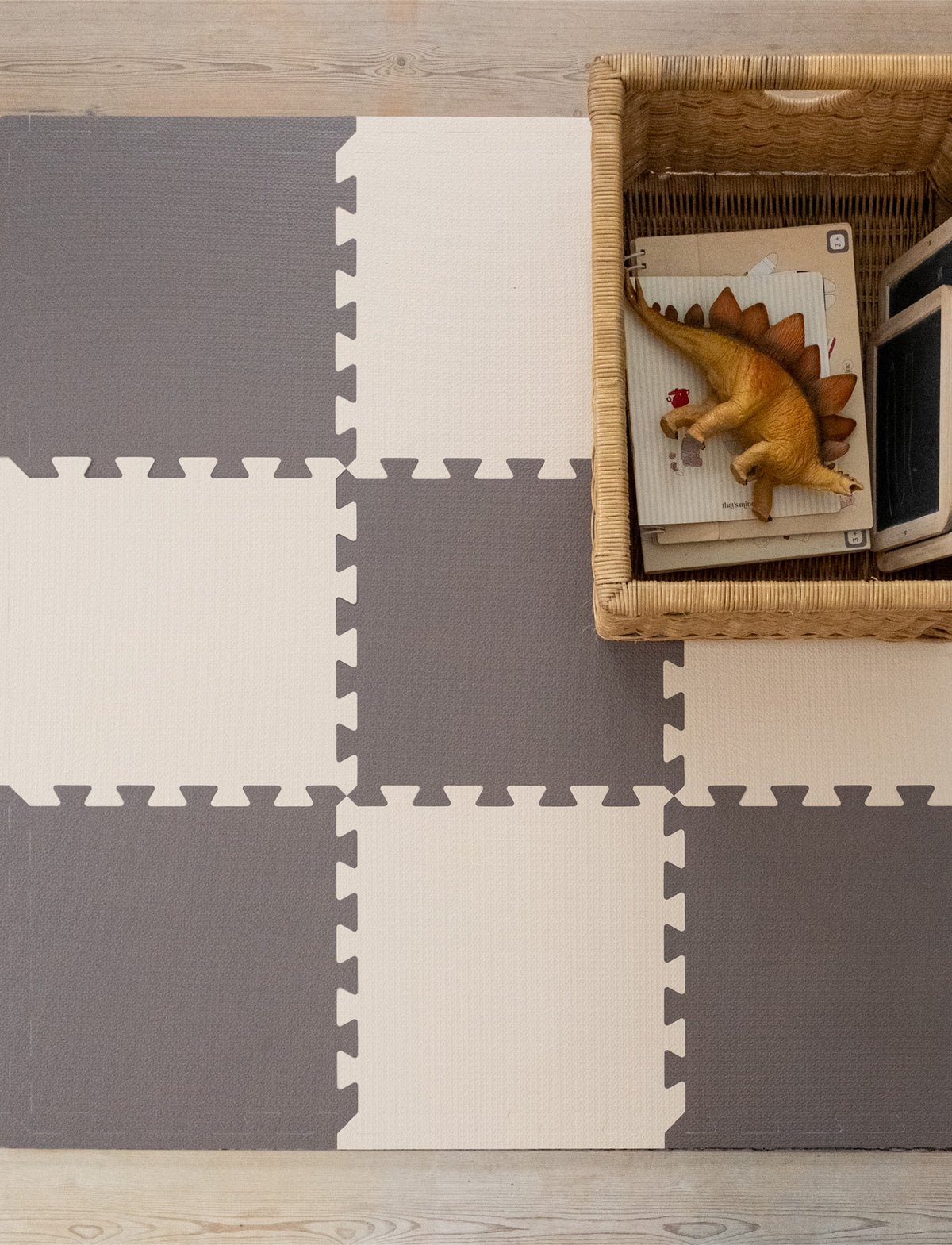 That´s Mine Alva - Foam Play Mats Square - Chokolate