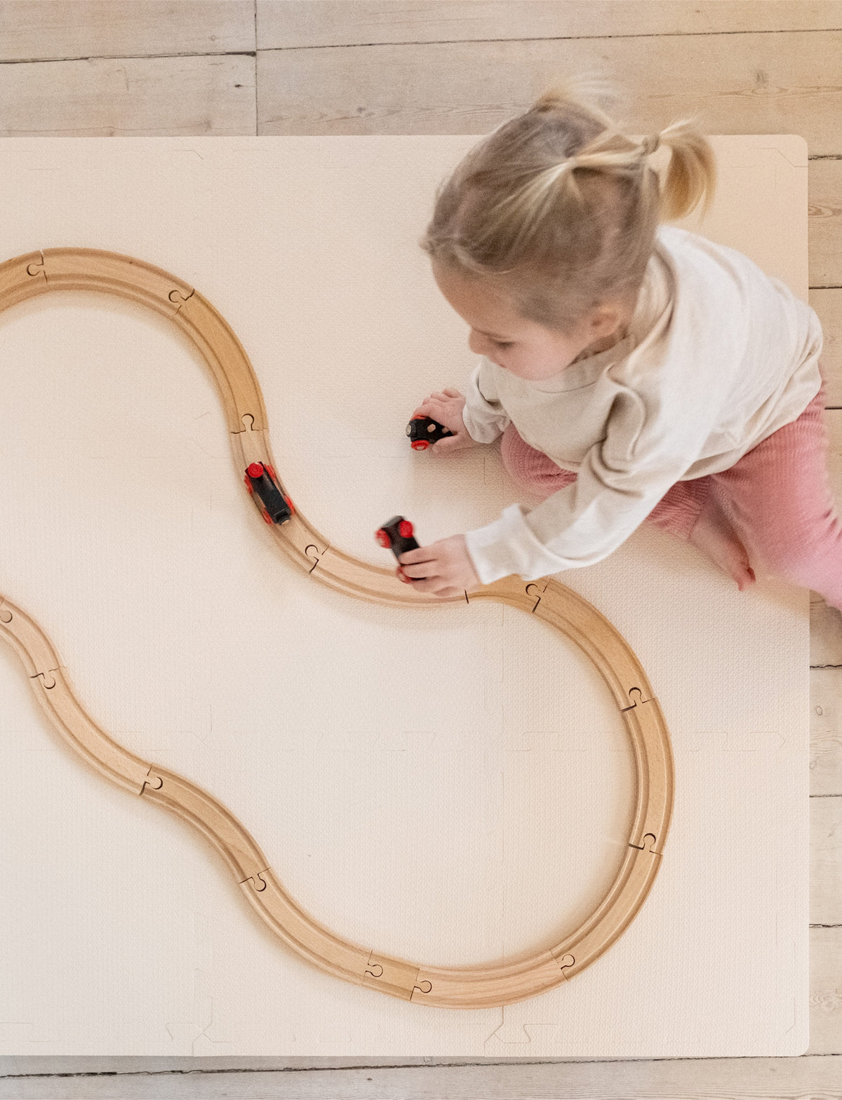 That´s Mine Alva - Foam Play Mats Square - Classic Beige