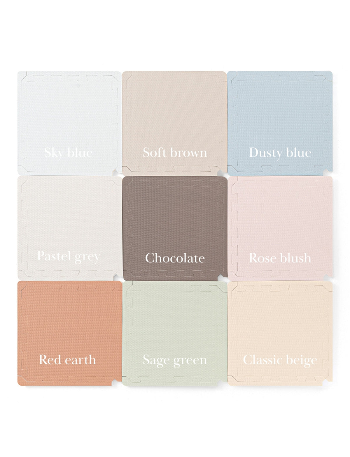 That´s Mine Alva - Foam Play Mats Square - Classic Beige
