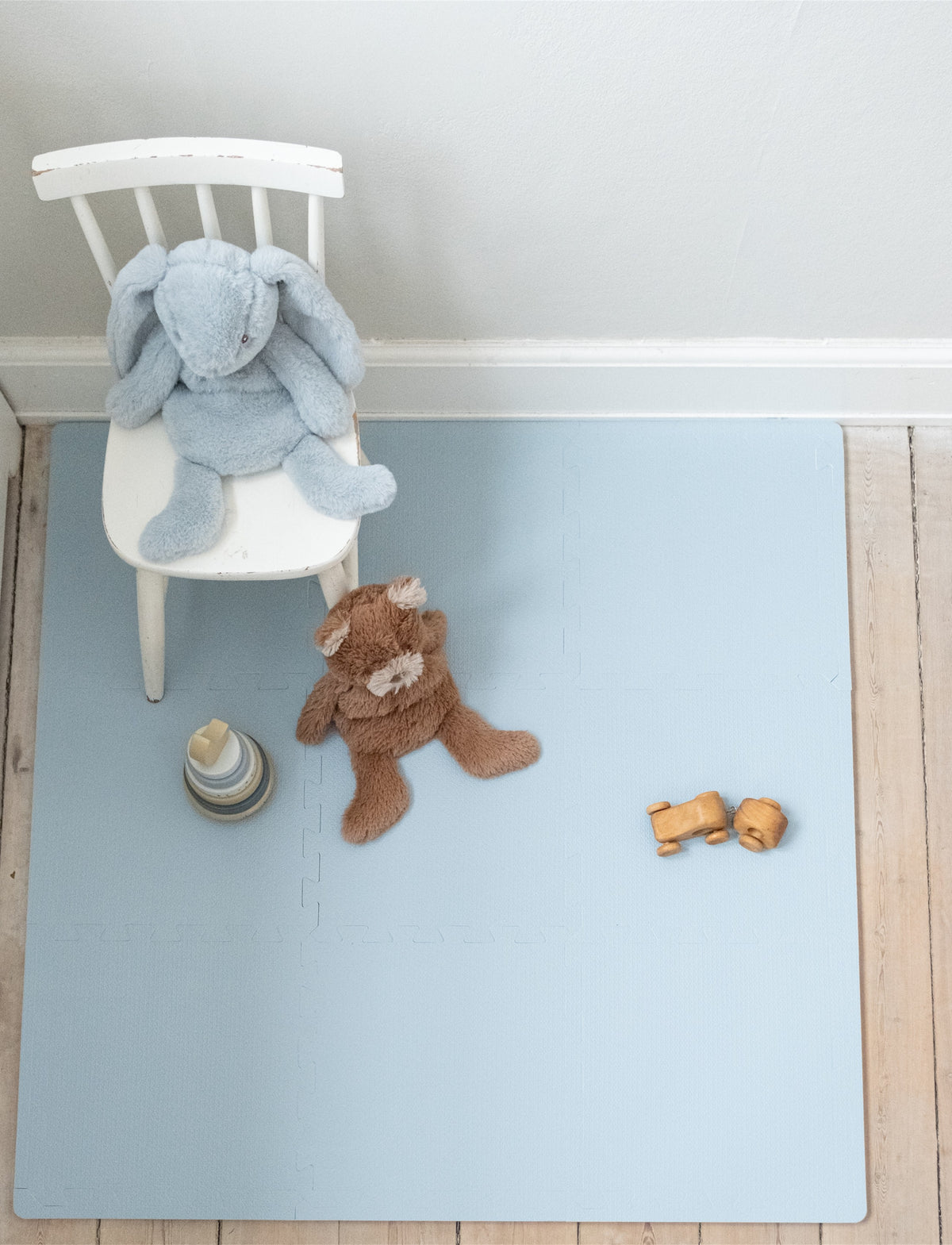 That´s Mine Alva - Foam Play Mats Square - Dusty Blue