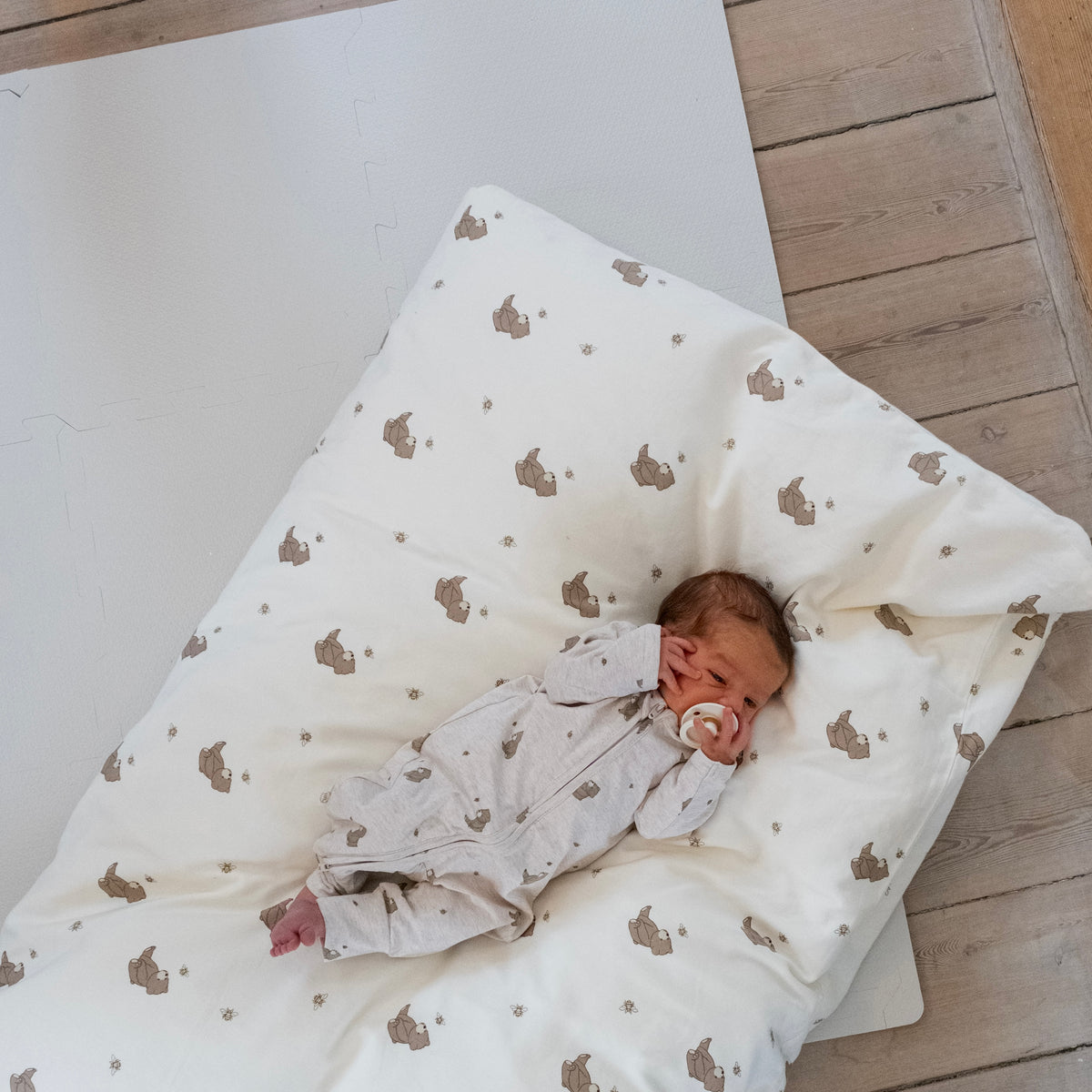 That´s Mine Alva - Foam Play Mats Square - Pastel Grey