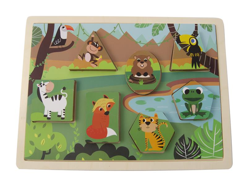 Magni Puslespil - 2i1 med dyr