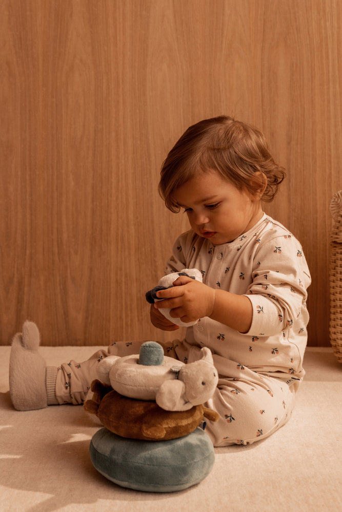 Liewood Beth Kanin Plush Slippers - Mist