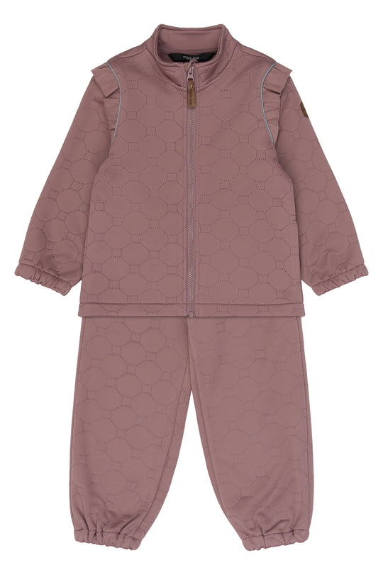 Mikk-Line Soft Thermal Set - Warm Frill - Twilight Mauve