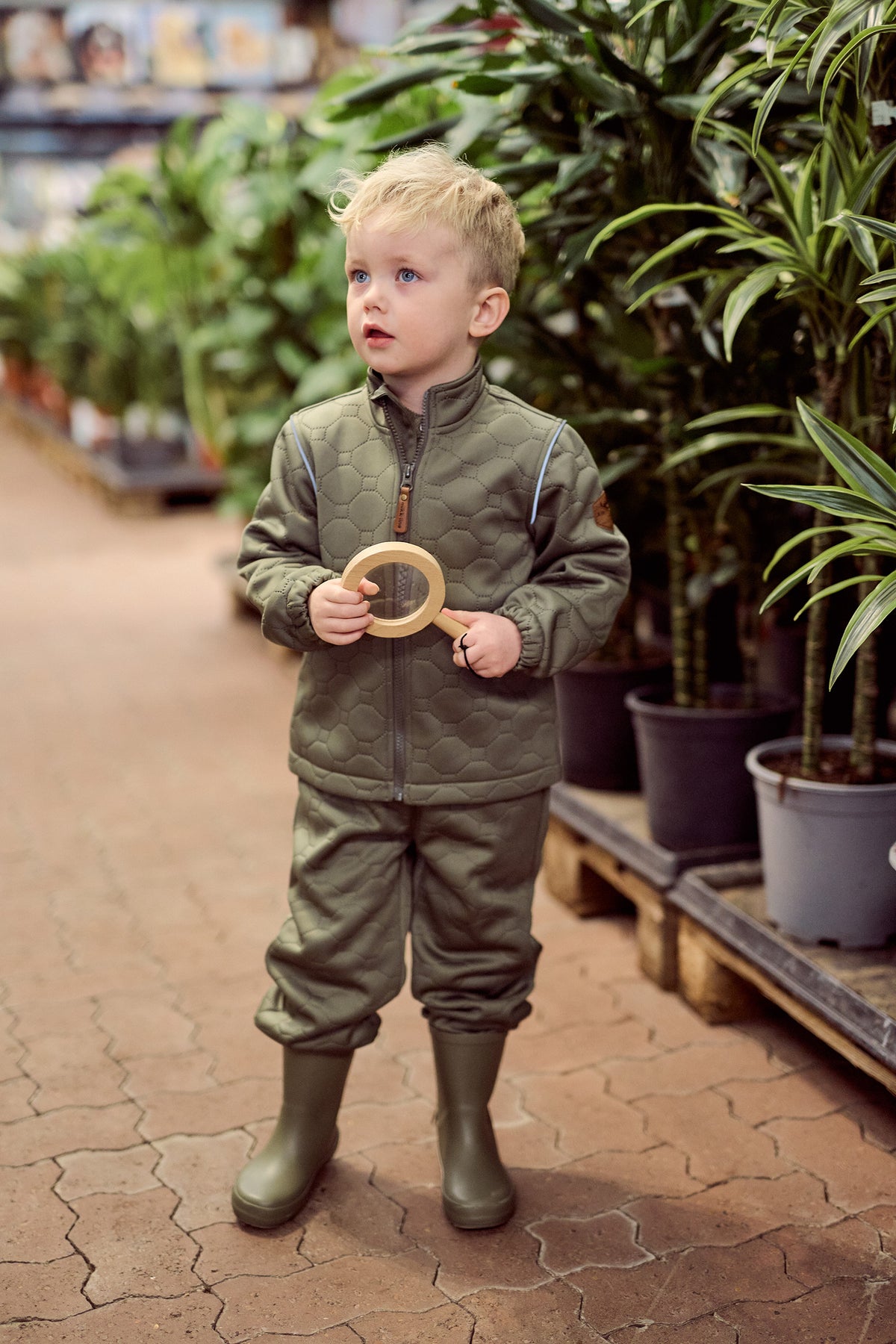 Mikk-Line Soft Thermal Set - Warm - Dusty Olive