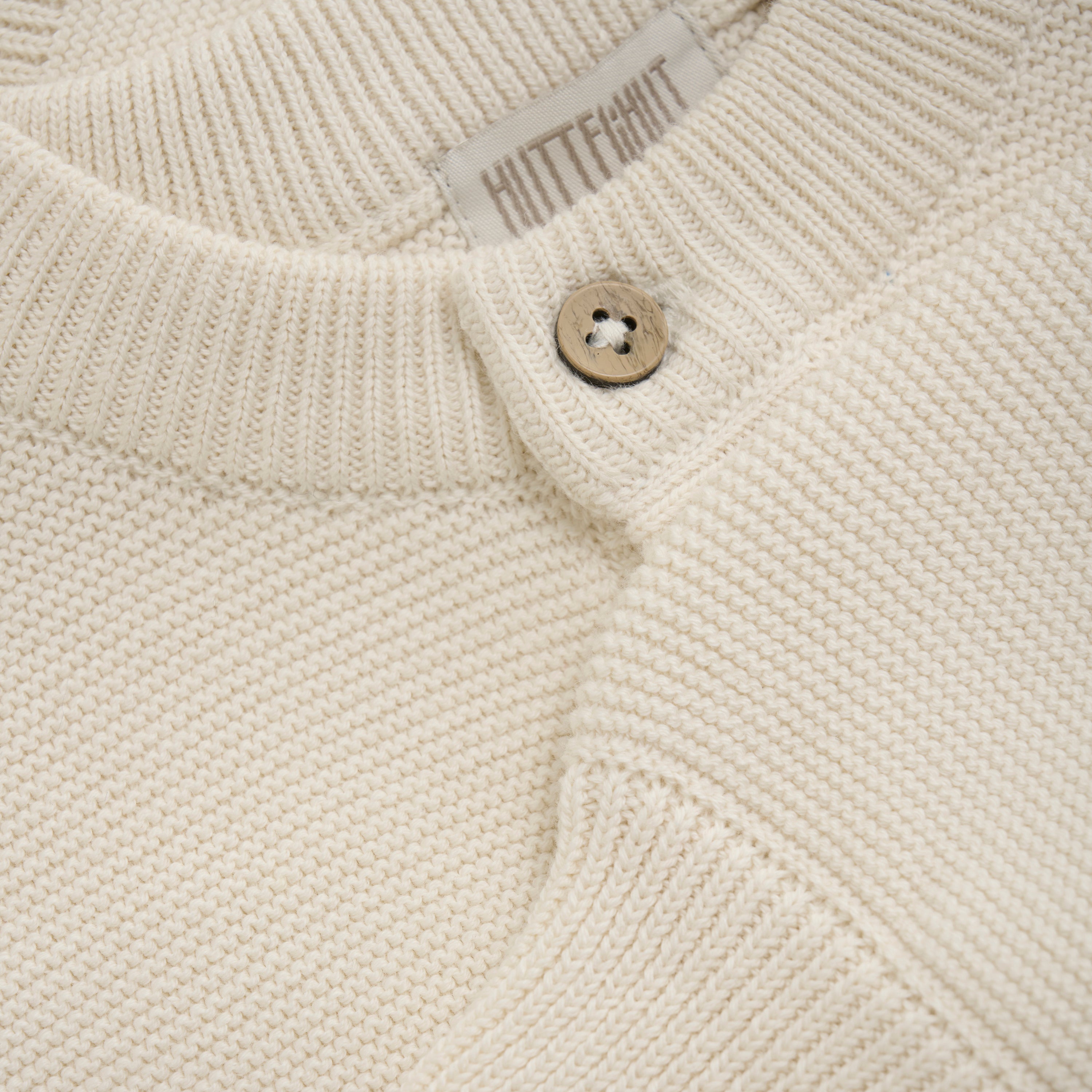 Huttelihut Strik Cardigan -  Eggnog