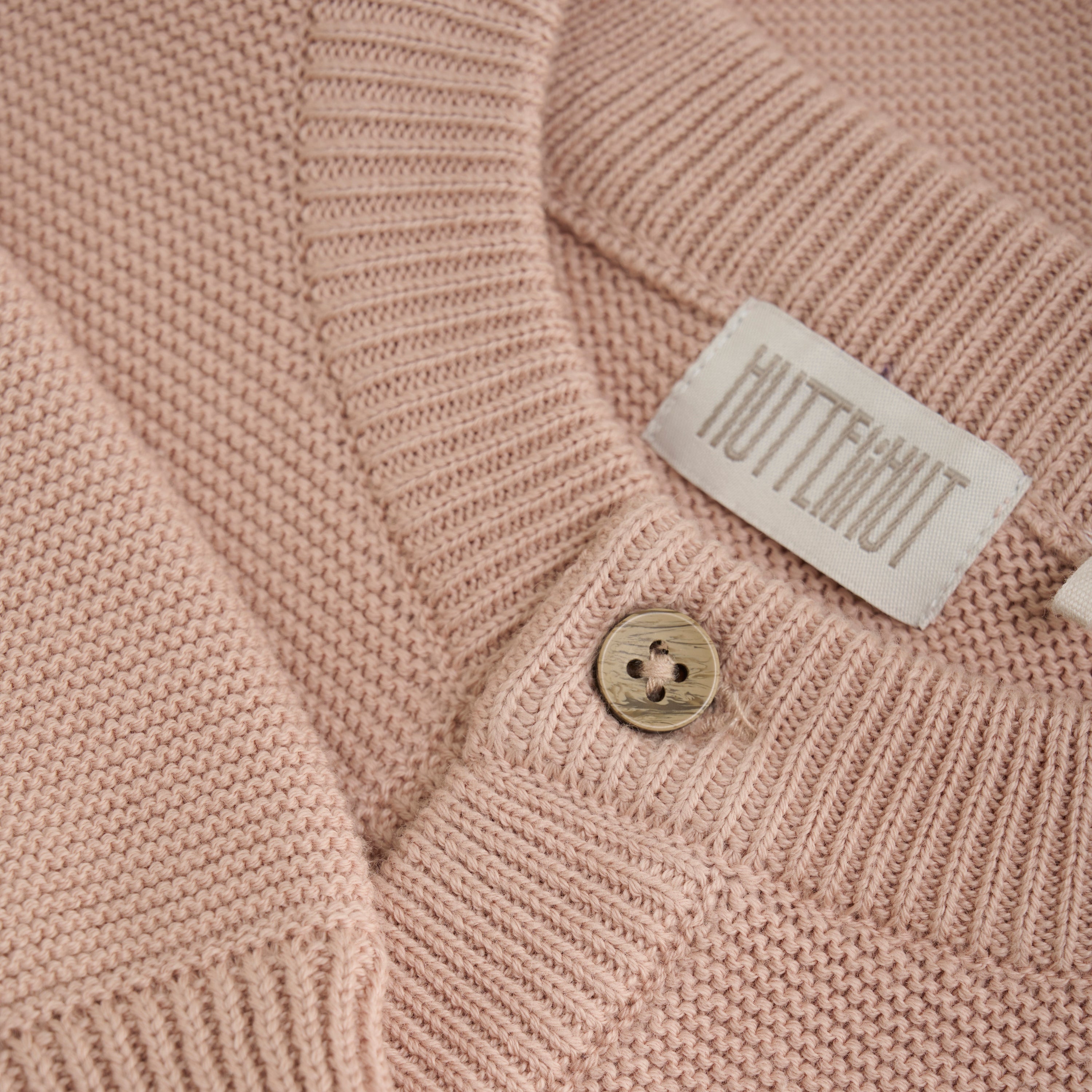 Huttelihut Strik Cardigan -  Mahogany Rose