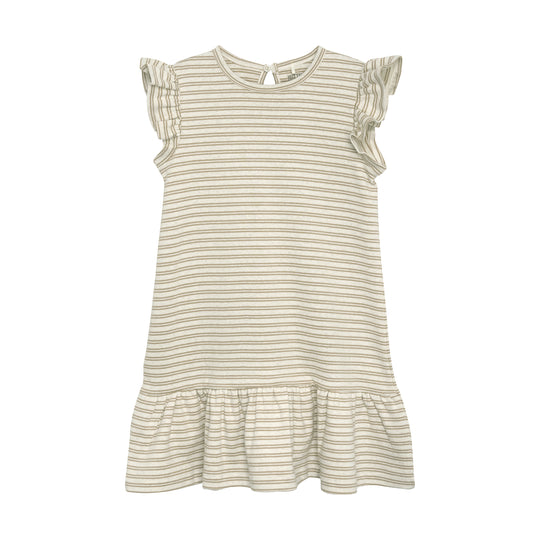 Huttelihut Striped Rib Dress - Silver Sage
