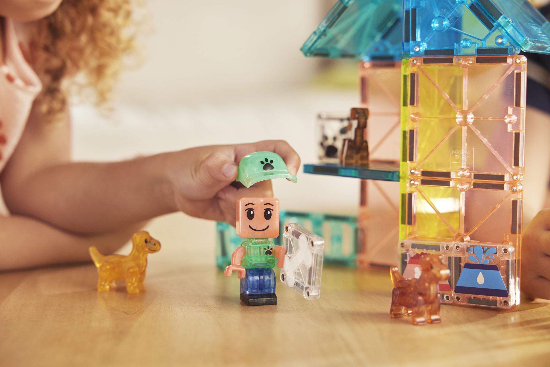 Magna-Tiles Magnetisk Legetøj - Puppy Park 27 dele