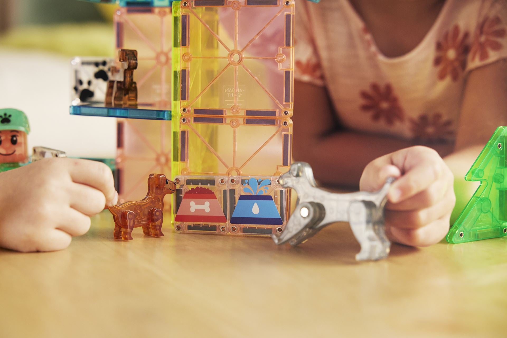 Magna-Tiles Magnetisk Legetøj - Puppy Park 27 dele