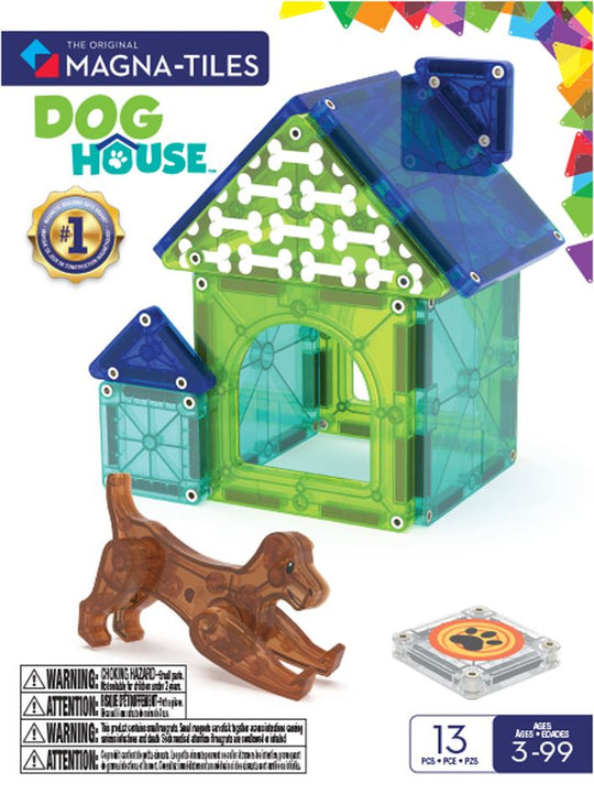 Magna-Tiles Magnetisk Legetøj - Dog House 13 dele