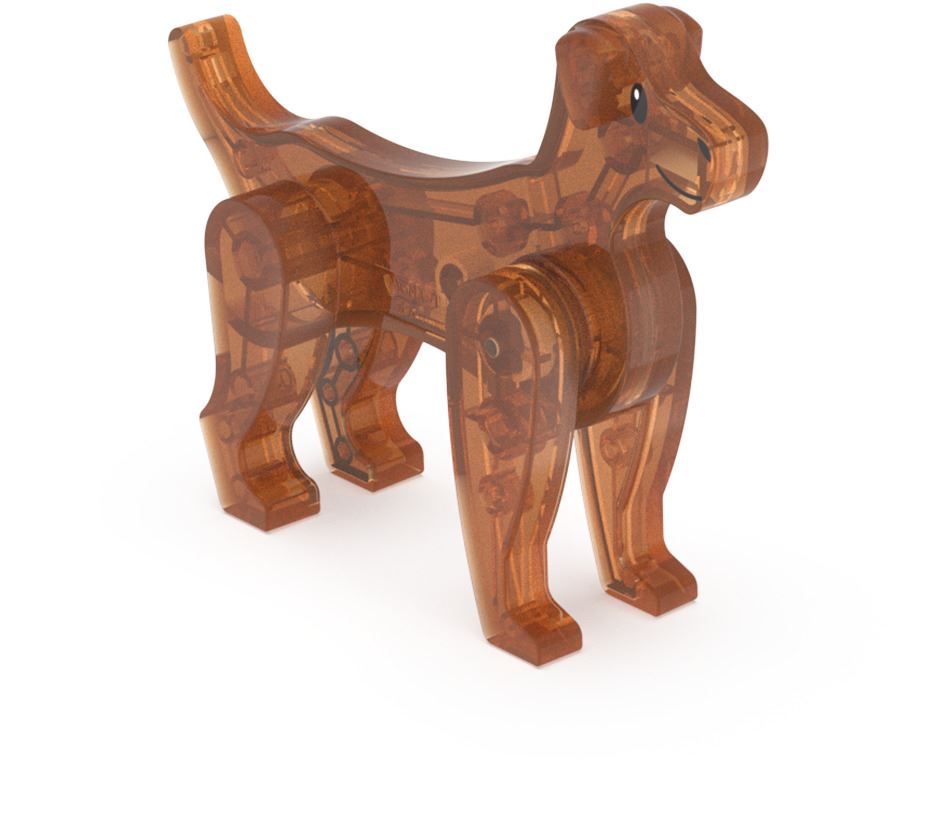 Magna-Tiles Magnetisk Legetøj - Dog House 13 dele