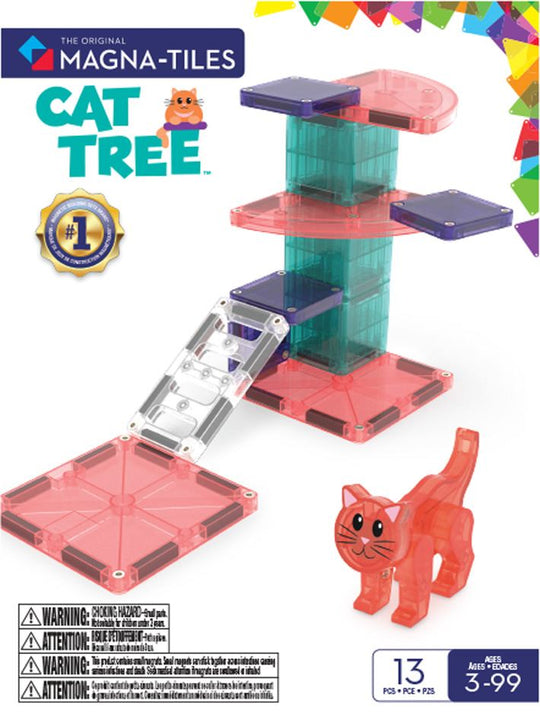 Magna-Tiles Magnetisk Legetøj - Cat Tree 13 dele